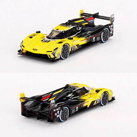 1:64 Diecast Cadillac V-Series R #01 2023 IMSA Daytone 24 HRS Mini GT Model Araba