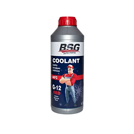Kırmızı Organik Antifriz -56°C 1.5 Litre