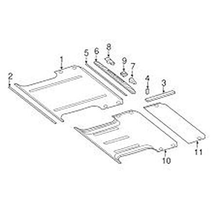 ARKA PANEL DÖŞEME KLİPSİ SPRİNTER 313-LT35 (10 LU TK) A9019880025