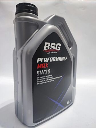 BSG PERFORMANCE MAX TAM SENTETİK MOTOR YAĞI 5W-30 4 Litre