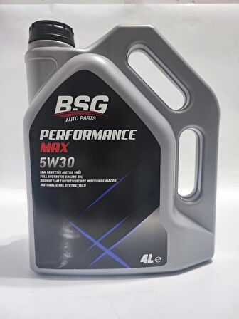 BSG PERFORMANCE MAX TAM SENTETİK MOTOR YAĞI 5W-30 4 Litre