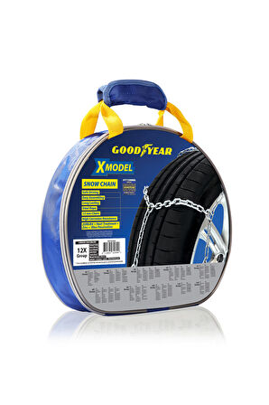 GOODYEAR KAR ZİNCİRİ TAKMATİK EKSTRA MUKAVEMETLİ 12X 3,20 MM