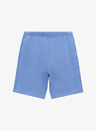 LVGMS5S801T0Z-FLEE Lacivert Lastikli Bel Normal Kalıp Erkek Şort