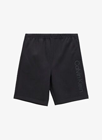 LVGMS5S801UB1-FLEE Siyah Lastikli Bel Normal Kalıp Erkek Şort