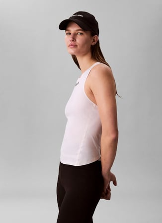 Calvin Klein Beyaz Kadın T-Shirt INTENSE POWER MESH TANK