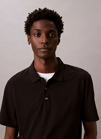 Calvin Klein Siyah Erkek Polo T-Shirt LV04LB220GUB1_SS STRIPE STRECH JACQ