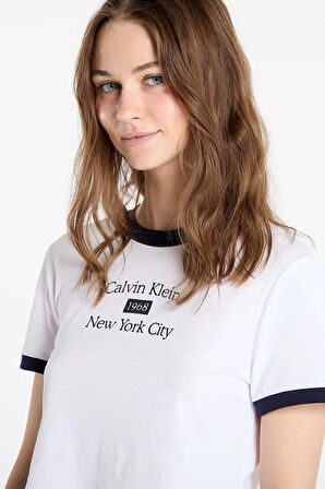 Calvin Klein Kadın Tişört-LV047B808G
