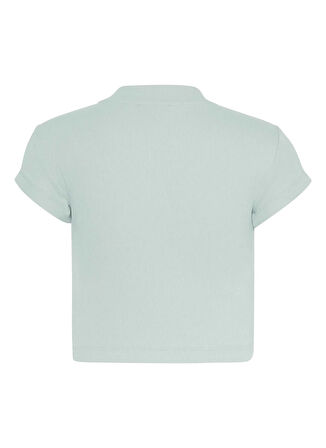 Calvin Klein Jeans Bisiklet Yaka Düz Yeşil Kadın T-Shirt LV047AB802D1T