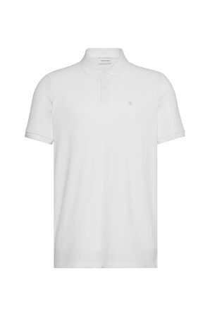 Erkek SS Casual Pique Classic Polo T-Shirt - Beyaz | L