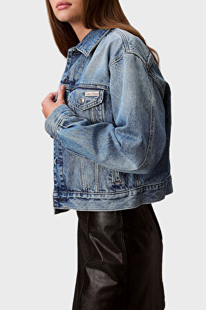 Calvin Klein Kadın Kot Ceket LV047B075G UQY