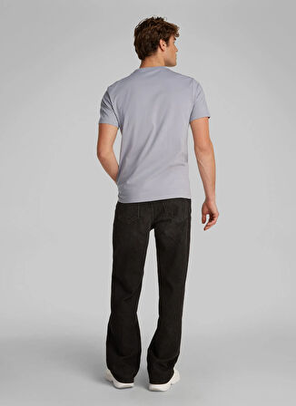 Calvin Klein Jeans Açık Gri Erkek T-Shirt LV040EM286G71 SS HERO MONOLOGO 30S