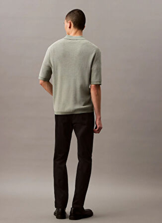Calvin Klein Normal Bel Normal Paça Normal Siyah Erkek Pantolon LV040EM633UB1_SLIM COTTON STRETCH C