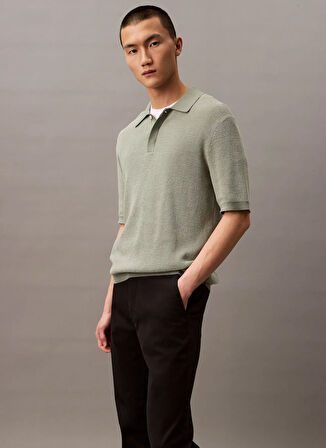 Calvin Klein Normal Bel Normal Paça Normal Siyah Erkek Pantolon LV040EM633UB1_SLIM COTTON STRETCH C