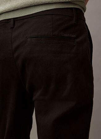 Calvin Klein Normal Bel Normal Paça Normal Siyah Erkek Pantolon LV040EM633UB1_SLIM COTTON STRETCH C