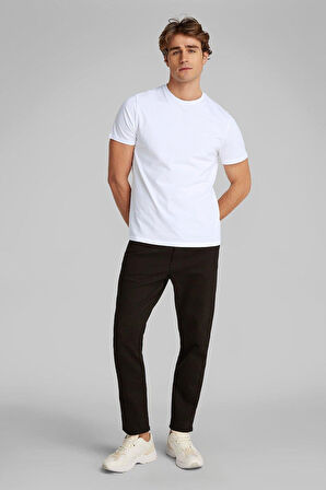 Erkek SS Smooth CTTN Solid Crewnk T-Shirt - Beyaz | XS