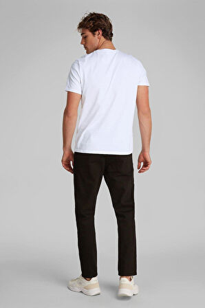 Erkek SS Smooth CTTN Solid Crewnk T-Shirt - Beyaz | XS