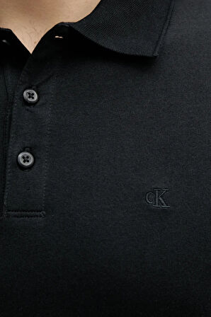 CALVIN KLEIN SS SMOOTH COTTON SOLID POLO Polo Yaka T-shirt