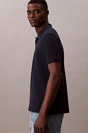 Erkek Polo Yaka Pike T-Shirt - Lacivert | M