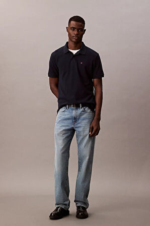 Erkek Polo Yaka Pike T-Shirt - Lacivert | M