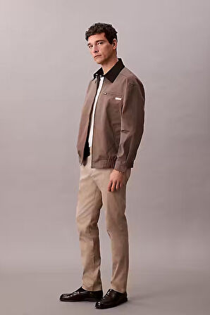 Erkek Slim Fit Esnek Kumaşlı Chino Pantolon - Bej | 35/32