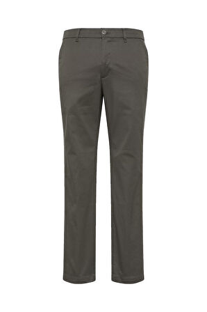 Erkek Slim Fit Esnek Pamuklu Chino Pantolon - Haki | 31/32