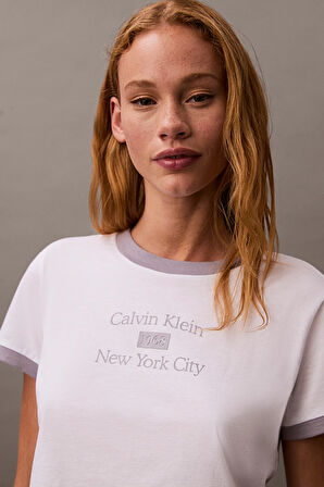 Calvin Klein Kadın Tişört-LV047B808G