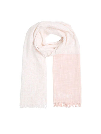 MONOGRAM COTTON GAUZE STOLE