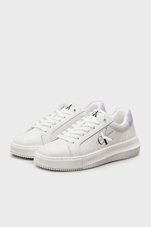 Calvin Klein Logolu Beyaz Kadın Sneaker