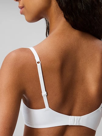 CALVIN KLEIN Kadın Marka Logolu Şık Tasarımlı Günlük Kullanıma Uygun Beyaz Sütyen LV000F3837 100