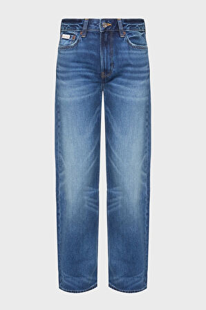 Calvin Klein Jeans 90S Straight Denim Kadın Mavi Kontrol Et LV047B917G-UT5