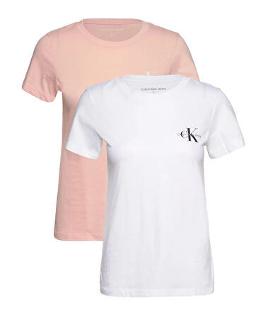 CALVIN KLEIN 2-PACK MONOLOGO SLIM TEE T-Shirt