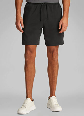 Calvin Klein Jeans Siyah Erkek Sweat Şort J30J327246BEH LOGO TAPE SHORT