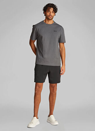 Calvin Klein Jeans Siyah Erkek Sweat Şort J30J327246BEH LOGO TAPE SHORT