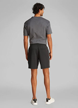 Calvin Klein Jeans Siyah Erkek Sweat Şort J30J327246BEH LOGO TAPE SHORT
