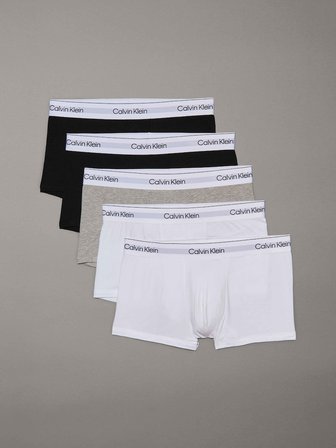 CALVIN KLEIN Erkek Marka Logolu Günlük Kullanıma Uygun Siyah-Beyaz-Gri Boxer LV00NB4390 6H3