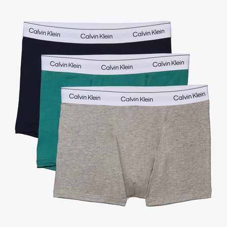 Calvin Klein Microfiber Erkek Mavi 3'lü Boxer