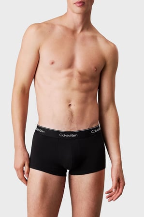 Calvin Klein Pamuklu Logolu 3 Pack Boxer LV00NB4389W8O Erkek BOXER LV00NB4389 W8O Siyah-Buz Mavi-Mavi