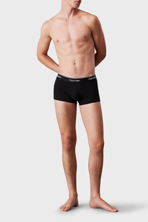Calvin Klein Pamuklu Logolu 3 Pack Boxer LV00NB4389W8O Erkek BOXER LV00NB4389 W8O Siyah-Buz Mavi-Mavi