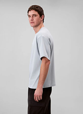 Calvin Klein Bisiklet Yaka Mavi Erkek T-Shirt LV04LC206G80C_A - Rel Fashion Logo