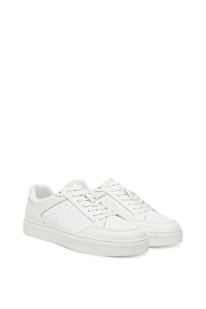 Calvin Klein Erkek Sneaker Ayakkabı-HM0HM01899WHITE