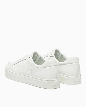 Calvin Klein Düz Taban Monogram Logo Baskılı Erkek Sneaker | 46