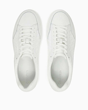 Calvin Klein Düz Taban Monogram Logo Baskılı Erkek Sneaker | 46