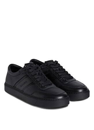 Calvin Klein Siyah Erkek Günlük Ayakkabı CLEAN CUP LOW LACE TAPE