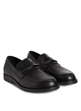 Calvin Klein Siyah Erkek Loafer FLEX DRESS LOAFER W/BIT LTH
