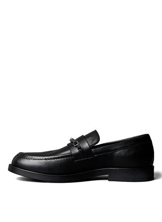 Calvin Klein Siyah Erkek Loafer FLEX DRESS LOAFER W/BIT LTH
