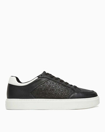 Calvin Klein Düz Taban Monogram Logo Baskılı Erkek Sneaker | 46