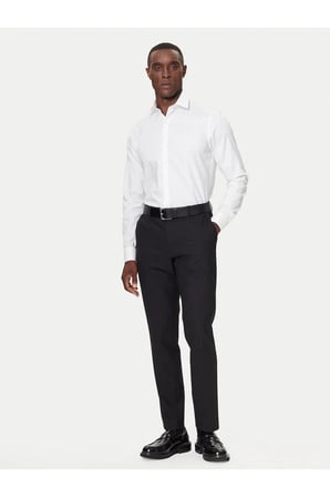 SLIM ESNTL TWILL STR Beyaz Erkek Gömlek