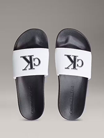 CALVIN KLEIN Erkek  Beyaz Terlik YM0YM01281 01W