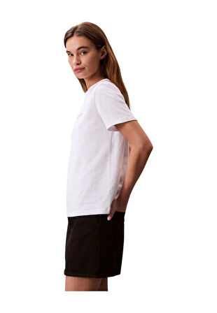 Calvin Klein Jeans Essentials Kadın Beyaz T-shirt LV047C912G-YAA