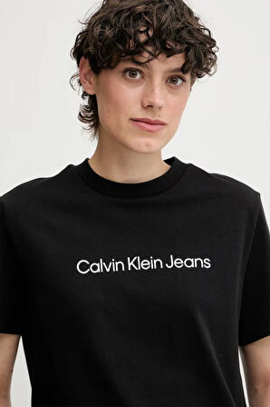 Calvin Klein Jeans Essentials Kadın Siyah T-shirt LV047C912G-UB1